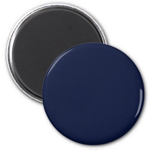 Midnight Navy Blue Solid Color Magnet