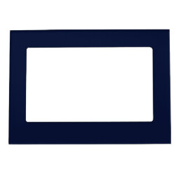 Midnight Navy Blue Solid Color Magnetic Frame