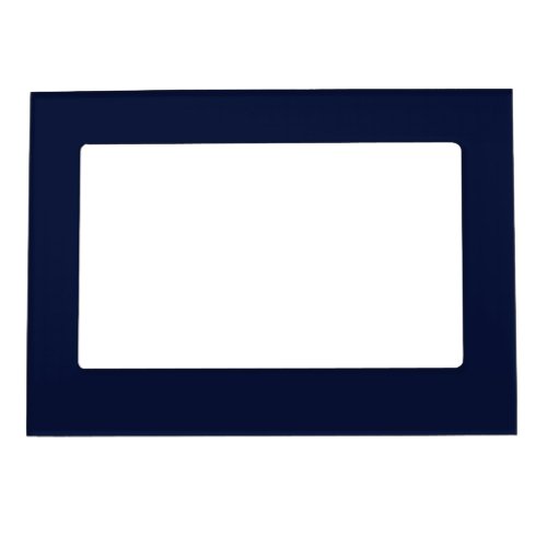 Midnight Navy Blue Solid Color Magnetic Frame