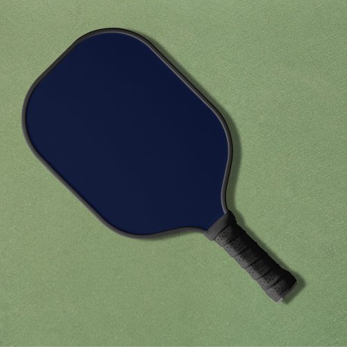 Midnight Navy Blue Solid Color Pickleball Paddle