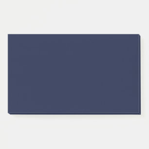 Midnight Navy Blue Solid Color Post-it Notes