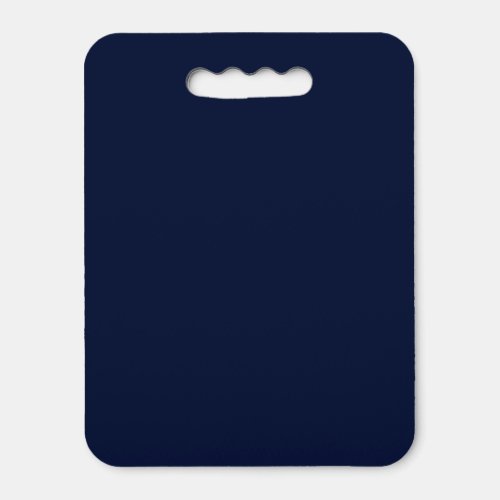 Midnight Navy Blue Solid Color Seat Cushion