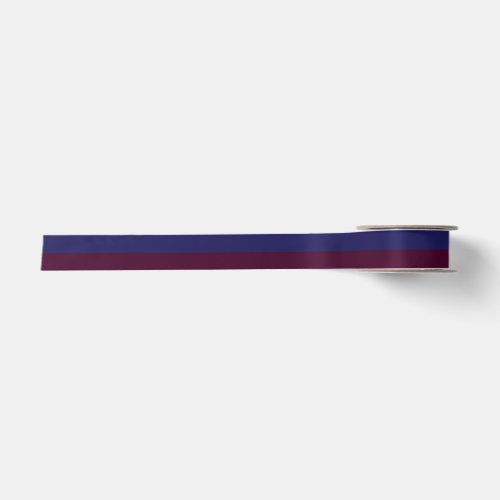 Midnight neon stripes satin ribbon
