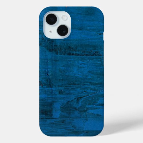 Midnight Ocean Waves | Abstract Deep Blue  iPhone 15 Case