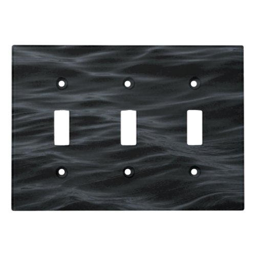 Midnight Ocean Waves Light Switch Cover