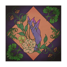 “Midnight Offering” – Botanical Hand & Bloom