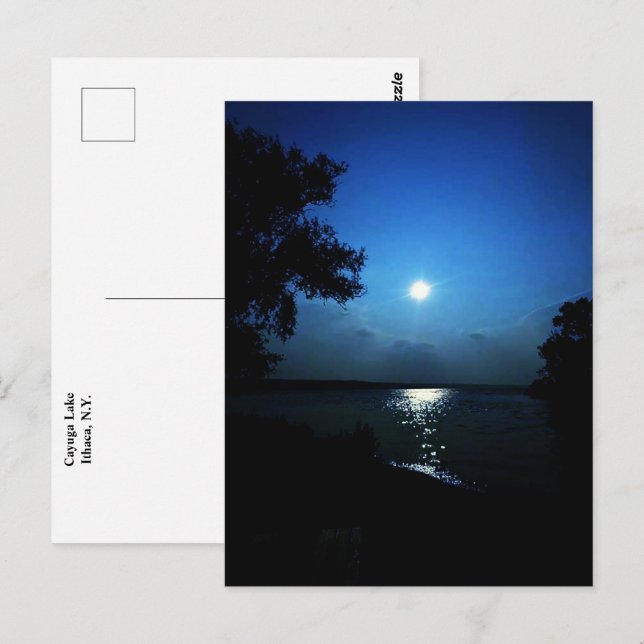 MIDNIGHT ON THE LAKE POSTCARD (Front/Back)