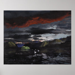 Midnight on the Yukon River: Print