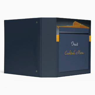 Midnight Orange Binder