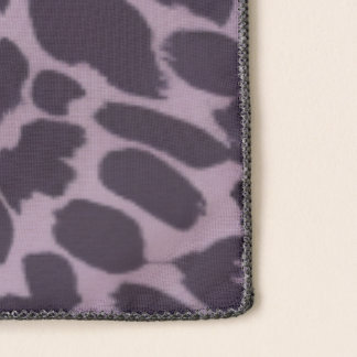 Midnight Orchid Luxe Leopard Pattern Scarf