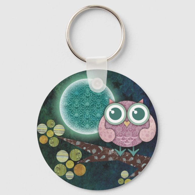 Midnight Owl Keychain (Front)