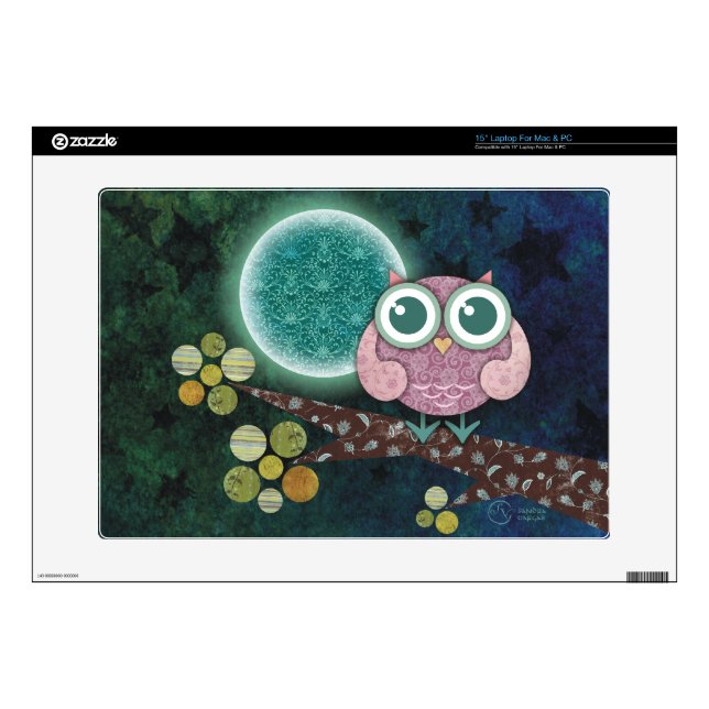 Midnight Owl Laptop Skin (Product)