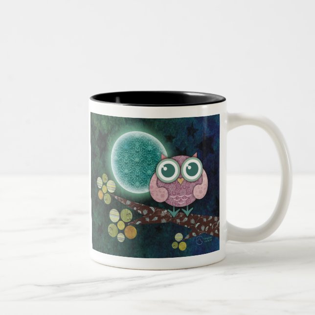 midnight owl mug (Right)