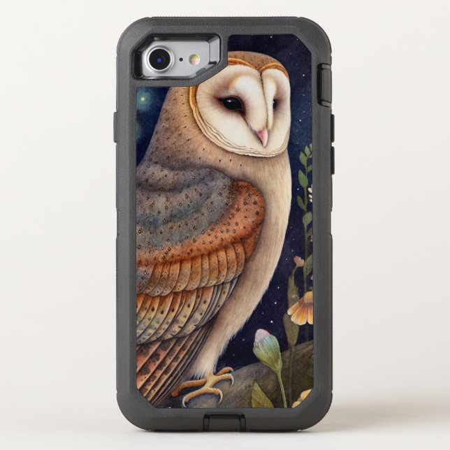 Midnight Owl Otterbox Otterbox iPhone Case (Back)