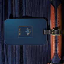 Midnight Palm Collection Navy Blue & Gold