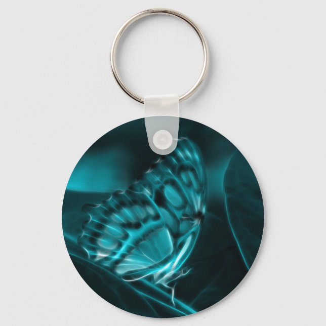 Midnight Passion, Blue Butterfly Kisses Keychain (Front)