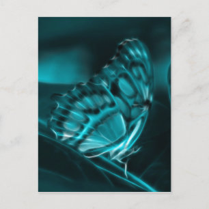 Midnight Passion, Blue Butterfly Kisses Postcard