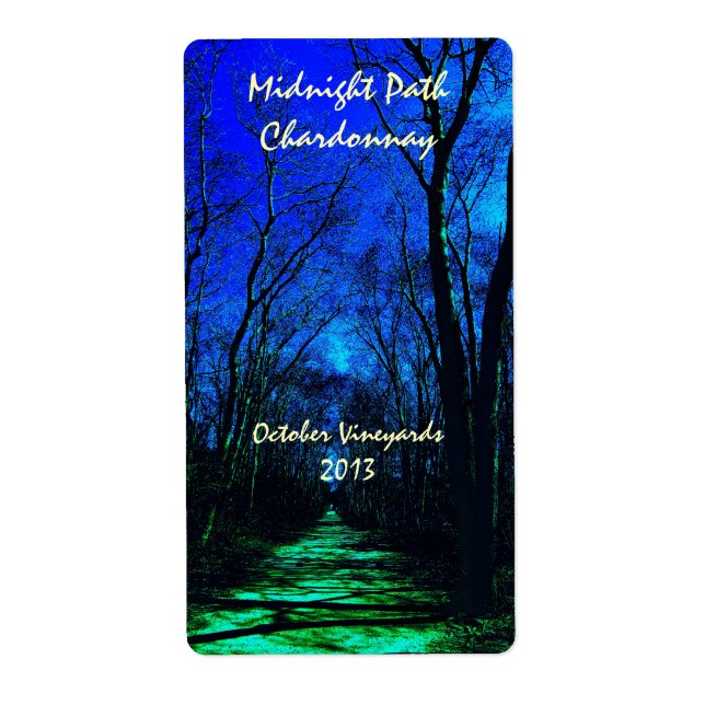 Midnight Path Wine Labels (Front)