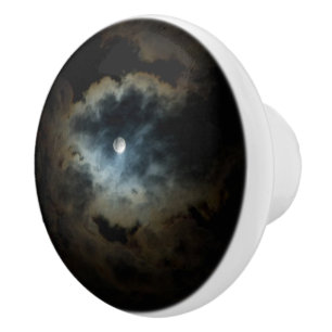 midnight pearl ceramic knob