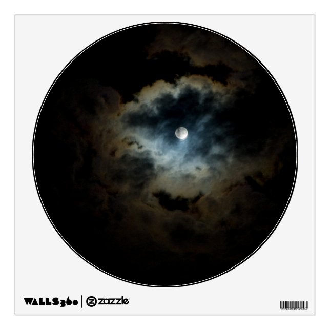 midnight pearl wall sticker (Front)