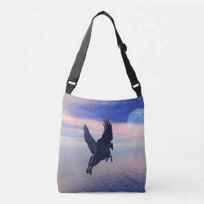 Midnight Pegasus Crossbody Bag