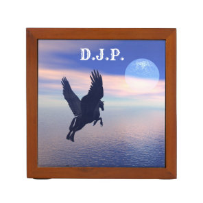 Midnight Pegasus Desk Organizer