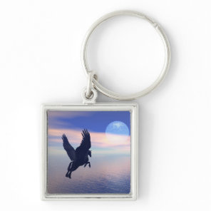 Midnight Pegasus Keychain