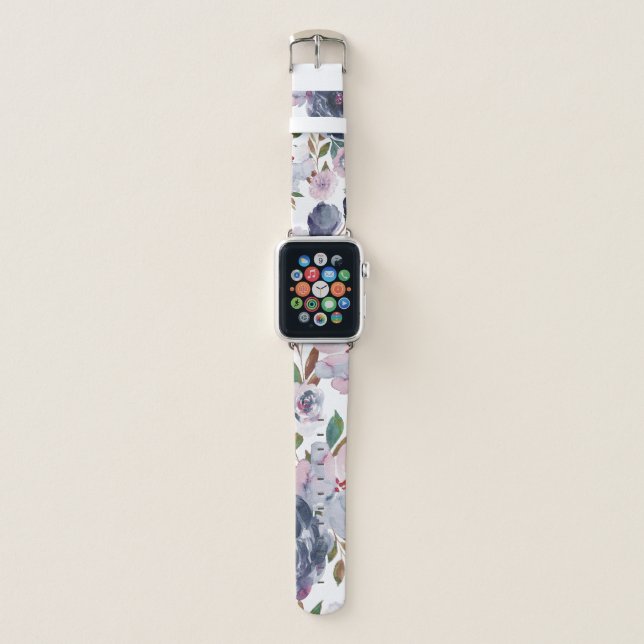 Midnight Peonies Indy Bloom Design i Watch band (Front)