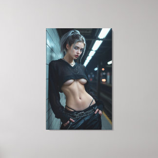Midnight Platform Muse Canvas Print