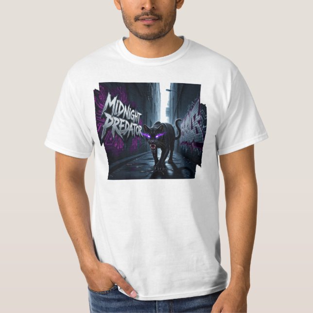 Midnight Predator Halloween T-Shirt (Front)