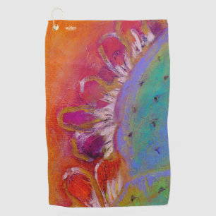 "Midnight Prickly Pear" Golf Towel