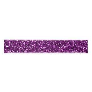 Midnight Purple Glitter Ruler