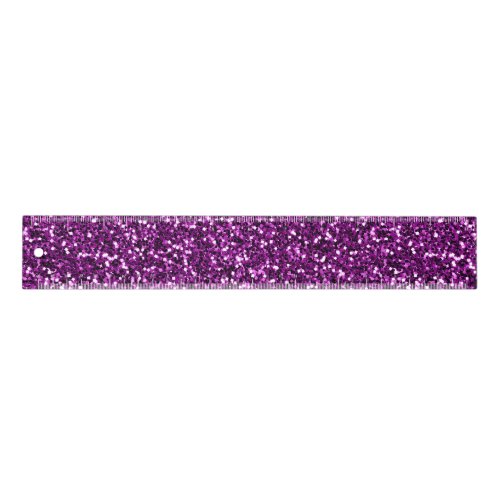 Midnight Purple Glitter Ruler