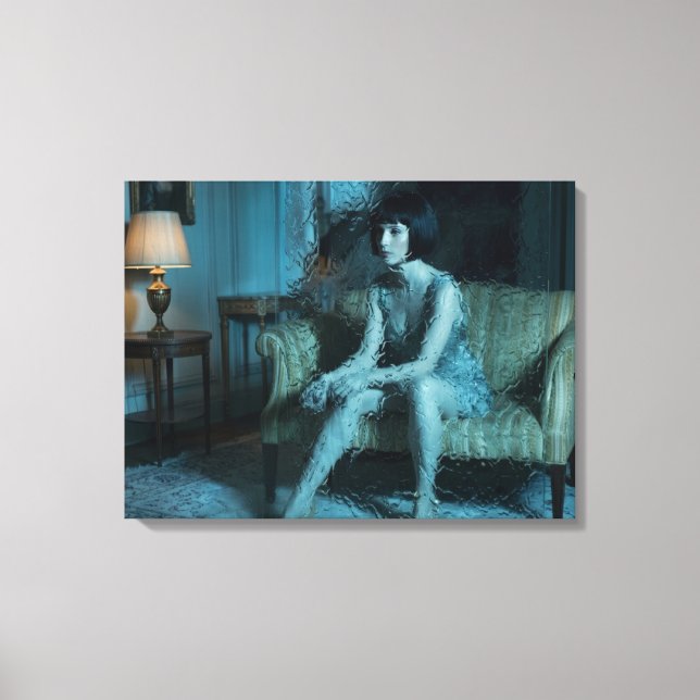 Midnight Rain Canvas Print (Front)