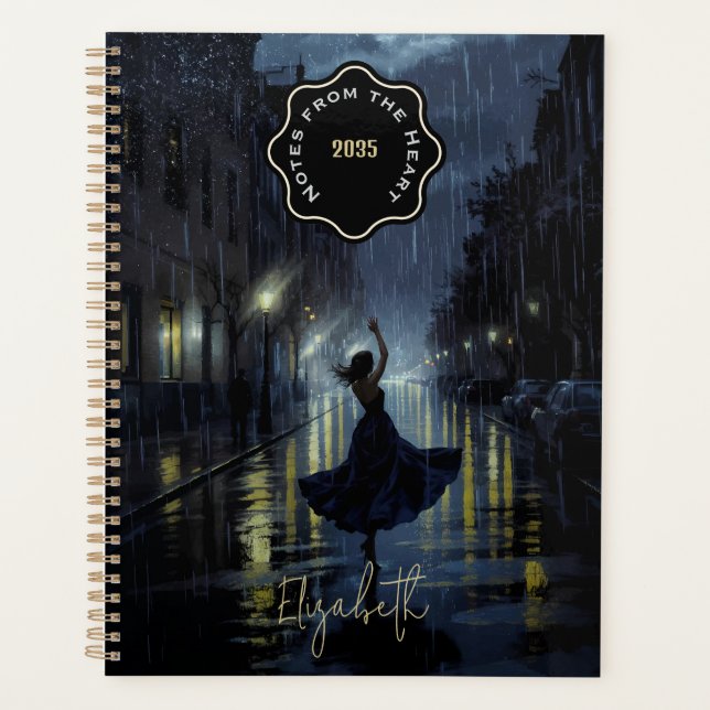 Midnight Rain Dance  Notebook (Front)
