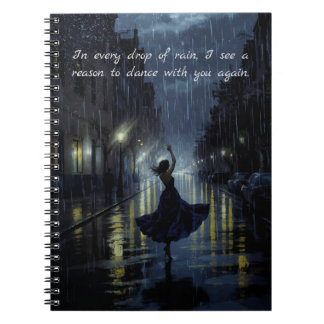 Midnight Rain Dance  Notebook