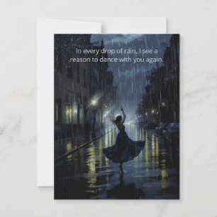 Midnight Rain Dance  Postcard