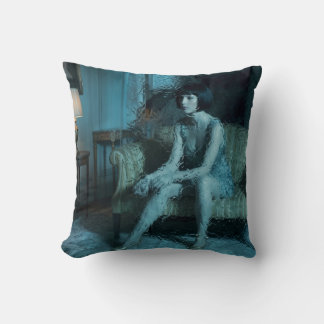 Midnight Rain Throw Pillow