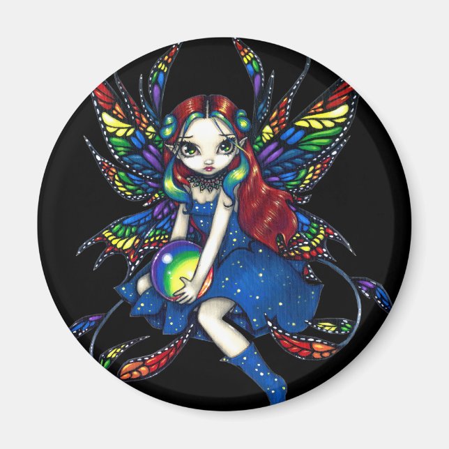 "Midnight Rainbow" Magnet (Front)