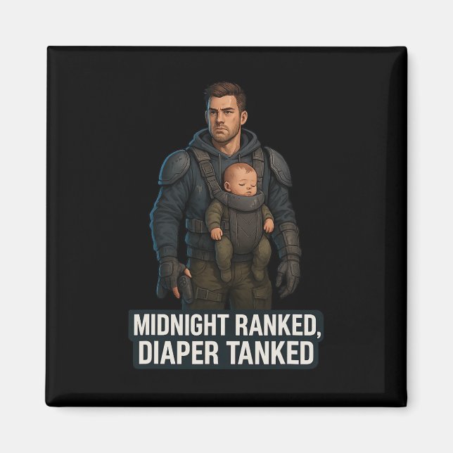 Midnight Ranked  Magnet (Front)