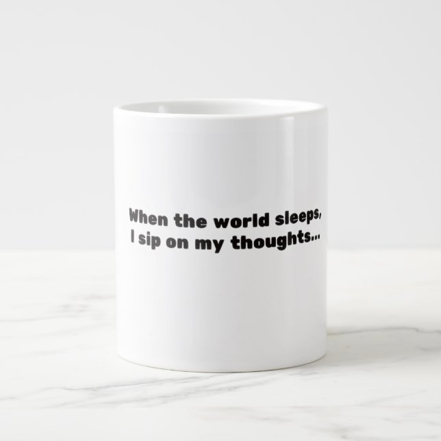 “Midnight Reflections” Giant Coffee Mug (Front)