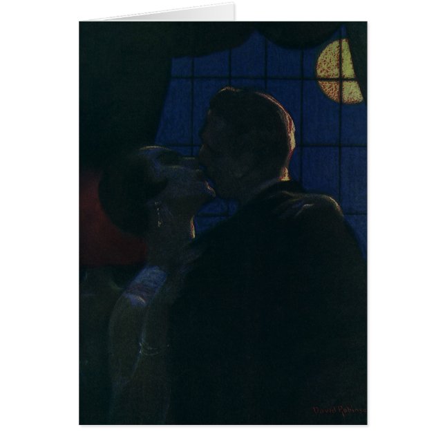 Midnight Rendezvous, Lovers by the Full Moon Cards (Front)