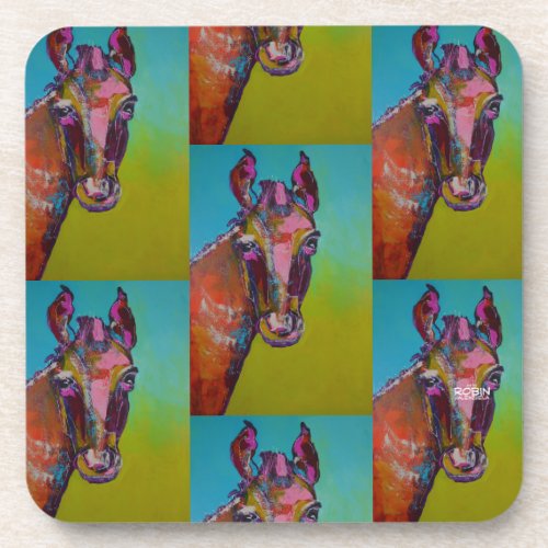 "Midnight Ride II" Hard Plastic Coaster Set