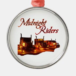 Midnight Riders Metal Ornament