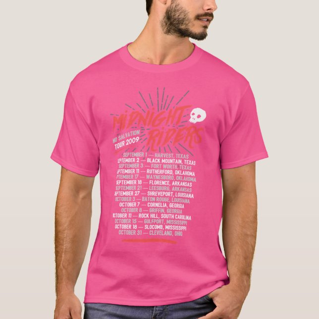 Midnight Riders - No Salvation Tour T-Shirt (Front)