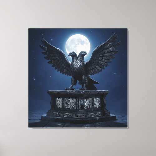 Midnight Rite at the Illyrian Altar Canvas Print
