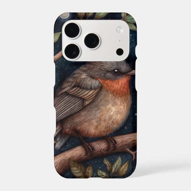 Midnight Robin Phone Case (Back)