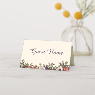 Midnight Romance Ivory Place Cards