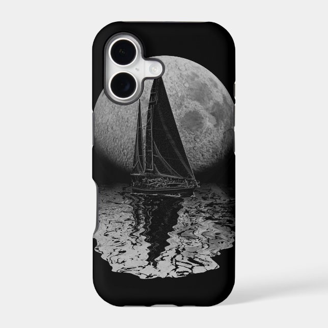 Midnight Sailing Iphone Case (Back)