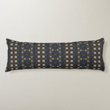Midnight Sand Pattern Body Pillow